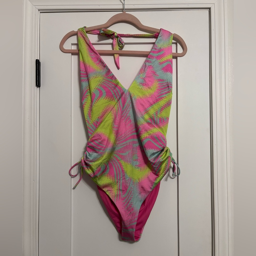 Vibrant Swirl One-Piece Swimsuit